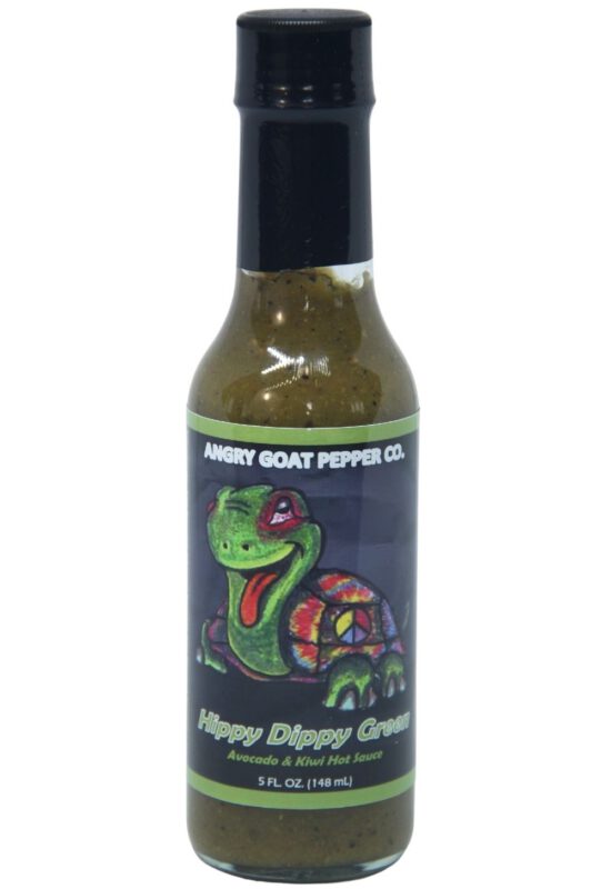 Angry Goat Hippy Dippy Green Hot Sauce 148ml