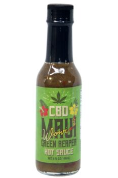 CaJohn's Maui Wowie Green Reaper CBD Hot Sauce