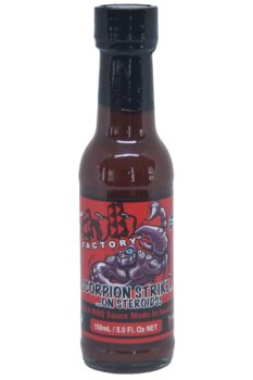 The Chilli Factory Scorpion Strike on Steroids Hottest BBQ Sauce